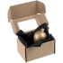 Елочная игрушка «Грецкий орех» в коробке, матовое золото, , 