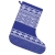 Новогодний носок «Скандик», синий (василек)
