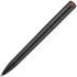 Ручка шариковая Split Black Neon, черная с красным, , пластик