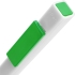 Ручка шариковая Swiper SQ, белая с зеленым, , пластик