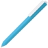 Ручка шариковая Corner, голубая с белым, , 