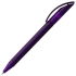 Ручка шариковая Prodir DS3 TFF Ring, фиолетовая с серым, , пластик