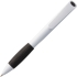 Ручка шариковая Grip, белая с черным, , пластик