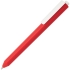 Ручка шариковая Corner, красная с белым, , пластик