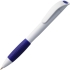 Ручка шариковая Grip, белая с синим, , 