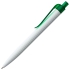Ручка шариковая Prodir QS01 PMT-T, бело-зеленая, , пластик