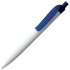Ручка шариковая Prodir QS01 PMT-T, бело-синяя, , пластик