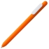 Ручка шариковая Slider, оранжевая с белым, , 