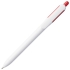 Ручка шариковая Bolide, белая с красным, , пластик