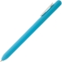 Ручка шариковая Slider Soft Touch, голубая с белым, , 