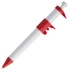 Ручка шариковая «Штангенциркуль», белая с красным, , 