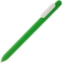 Ручка шариковая Slider Soft Touch, зеленая с белым, , 