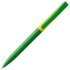 Ручка шариковая Pin Special, зелено-желтая, , пластик
