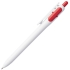 Ручка шариковая Bolide, белая с красным, , пластик