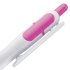 Ручка шариковая Bolide, белая с розовым, , пластик