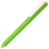 Ручка шариковая Corner, зеленая с белым, , 