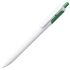 Ручка шариковая Bolide, белая с зеленым, , пластик