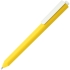 Ручка шариковая Corner, желтая с белым, , пластик