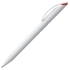 Ручка шариковая Prodir DS3 TMM-X, белая с красным, , пластик