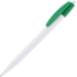 Ручка шариковая Champion, белая с зеленым, , пластик