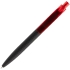 Ручка шариковая Prodir QS01 PRT-P Soft Touch, черная с красным, , пластик; покрытие софт-тач