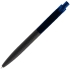 Ручка шариковая Prodir QS01 PRT-P Soft Touch, черная с синим, , пластик; покрытие софт-тач