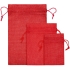 Холщовый мешок Foster Thank, S, красный, , полиэстер 100%, плотность 160 г/м²