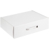 Коробка самосборная Light Case, белая, с белой ручкой, , картон, пластик