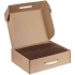 Коробка самосборная Light Case, крафт, с белой ручкой, , картон, пластик