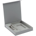 Коробка Arbor под ежедневник, аккумулятор и ручку, светло-серая, , переплетный картон; покрытие софт-тач