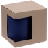 Коробка для кружки с окошком, крафт, ver.2, , микрогофрокартон