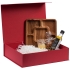 Коробка Koffer, красная, , переплетный картон