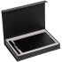Коробка Silk с ложементом под ежедневник 13x21 см и ручку, черная, , переплетный картон
