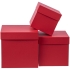 Коробка Cube M, красная, , переплетный картон