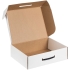Коробка самосборная Light Case, белая, с черной ручкой, , картон, пластик