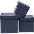 Коробка Cube M, синяя, , переплетный картон