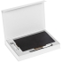 Коробка Silk с ложементом под ежедневник, флешку и ручку, белая, , переплетный картон