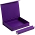 Коробка Duo под ежедневник и ручку, фиолетовая, , переплетный картон