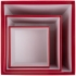Коробка Cube M, красная, , переплетный картон