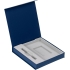 Коробка Arbor под ежедневник и ручку, синяя, , переплетный картон; покрытие софт-тач