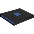Коробка Plus, черная с синим, , переплетный картон
