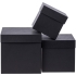Коробка Cube M, черная, , переплетный картон