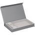 Коробка Horizon Magnet под ежедневник, флешку и ручку, серая, , переплетный картон