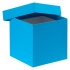 Коробка Cube M, голубая, , переплетный картон