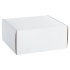 Коробка Grande, белая с белым наполнением, , микрогофрокартон, лен, джут, бумага
