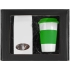 Набор «Чайная пауза», зеленый с белым, , фарфор; картон