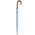 Зонт-трость Unit Standard, голубой, , полиэстер, 190t; ручка - дерево; нейлон