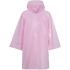 Дождевик-плащ CloudTime, розовый, , полиэтилен, пвд, плотность 80 мкр