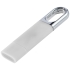 Флешка Uniscend Silveren, белая, 8 Гб, , пластик, покрытие софт-тач и анодирование; покрытие софт-тач, анодирование