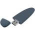 Флешка Pebble, серо-синяя, USB 3.0, 16 Гб, , 